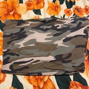 Worn once. Camo tube top.